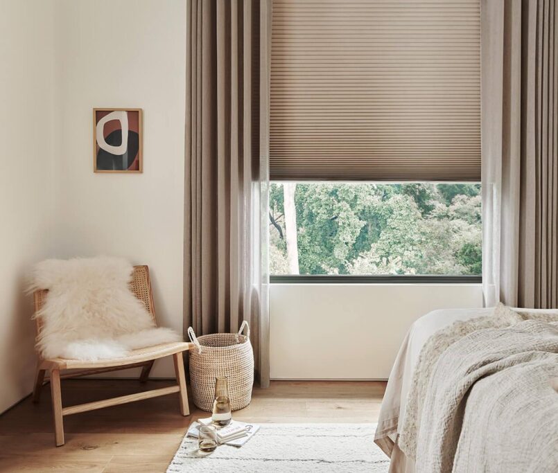 Duette honeycomb shades window blinds